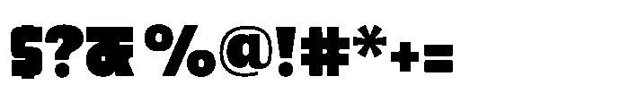 Paquero Black Font OTHER CHARS