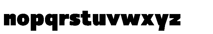 Paquero Black Font LOWERCASE