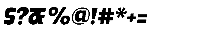 Paquero Bold Italic Font OTHER CHARS