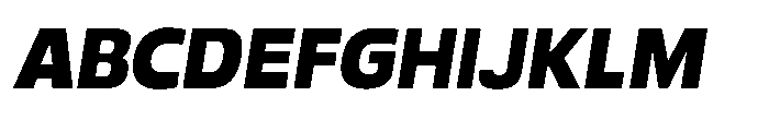 Paquero Bold Italic Font UPPERCASE