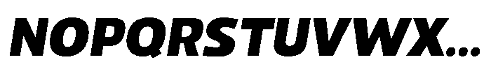 Paquero Bold Italic Font UPPERCASE
