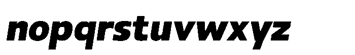 Paquero Bold Italic Font LOWERCASE