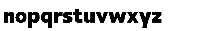 Paquero Bold Font LOWERCASE