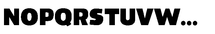 Paquero Extra Bold Font UPPERCASE