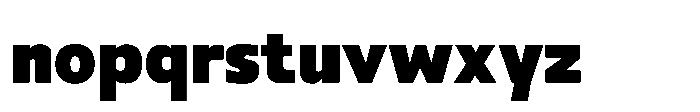 Paquero Extra Bold Font LOWERCASE