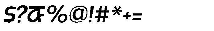 Paquero Italic Font OTHER CHARS