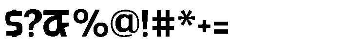 Paquero Medium Font OTHER CHARS