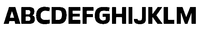 Paquero Semi Bold Font UPPERCASE