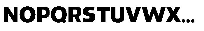 Paquero Semi Bold Font UPPERCASE