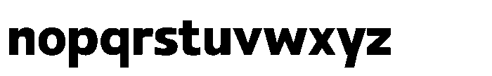 Paquero Semi Bold Font LOWERCASE