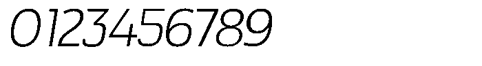 Paquero Thin Italic Font OTHER CHARS