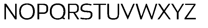 Paquero Thin Font UPPERCASE