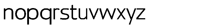 Paquero Thin Font LOWERCASE