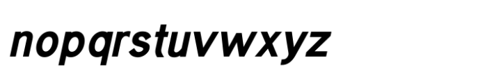 Parachutes Sans Extra Bold Italic Font LOWERCASE