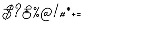 Paradise Gallaiso Regular Font OTHER CHARS