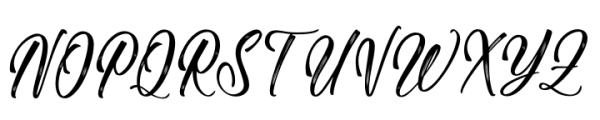 Paradise Holistay Regular Font UPPERCASE