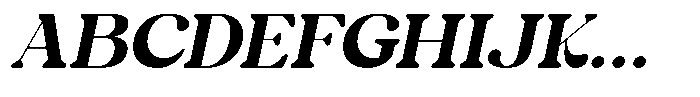 Paradise Morelia Italic Font UPPERCASE