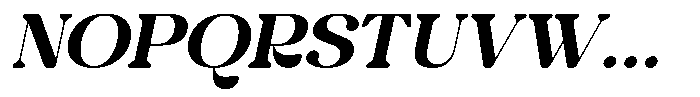 Paradise Morelia Italic Font UPPERCASE
