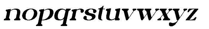 Paradise Morelia Italic Font LOWERCASE