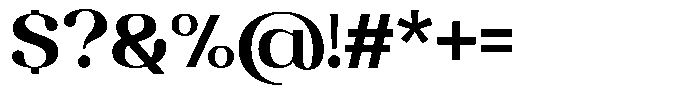Paradise Morelia Regular Font OTHER CHARS