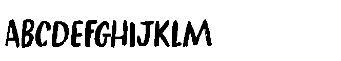 Paradox Brush II Regular Font UPPERCASE
