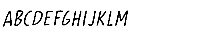 Paradox Brush III Italic FONT