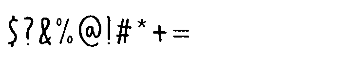 Paradox Brush III Regular Font OTHER CHARS