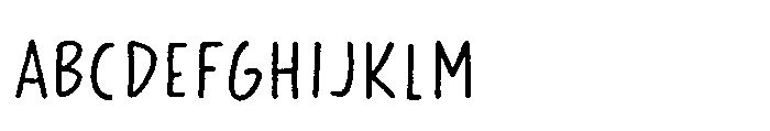 Paradox Brush III Regular Font UPPERCASE