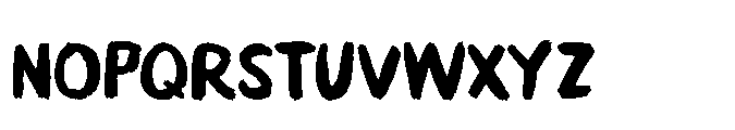Paradox Brush Regular Font UPPERCASE
