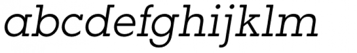 Paralex Light Italic Font LOWERCASE
