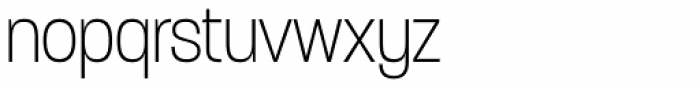 Paralucent Cond ExtraLight Font LOWERCASE