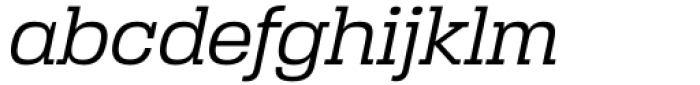 Paralucent Slab Light Italic Font LOWERCASE