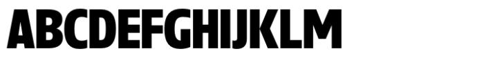 Parco Black Font UPPERCASE