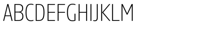 Parco ULightraLight Font UPPERCASE