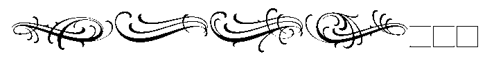Parhusit Ornament Font LOWERCASE