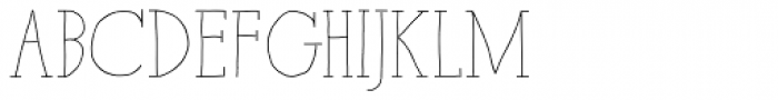 Paris Serif Font UPPERCASE