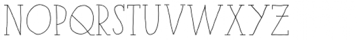Paris Serif Font LOWERCASE