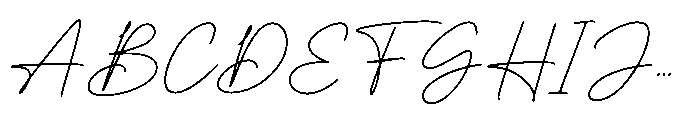 Paris Signature Script Font UPPERCASE