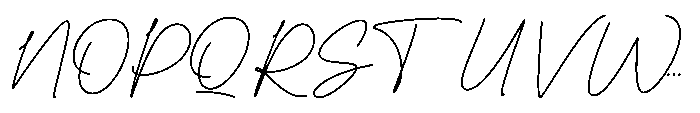 Paris Signature Script Font UPPERCASE