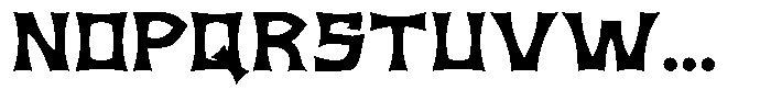 Parisa Regular Font UPPERCASE
