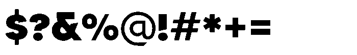 Parisco Black Font OTHER CHARS