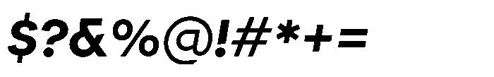 Parisco Bold Italic Font OTHER CHARS