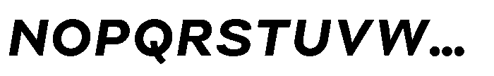 Parisco Bold Italic Font UPPERCASE