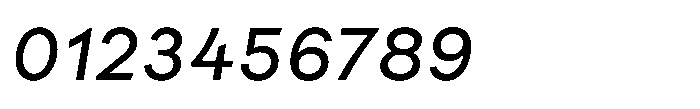 Parisco Italic Font OTHER CHARS