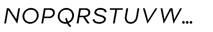 Parisco Light Italic Font UPPERCASE