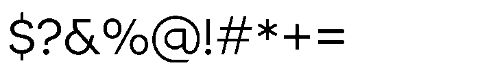 Parisco Light Font OTHER CHARS
