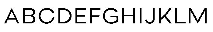 Parisco Light Font UPPERCASE
