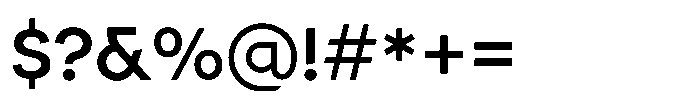 Parisco Medium Font OTHER CHARS