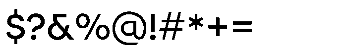 Parisco Regular Font OTHER CHARS