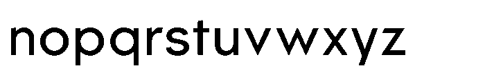 Parisco Regular Font LOWERCASE